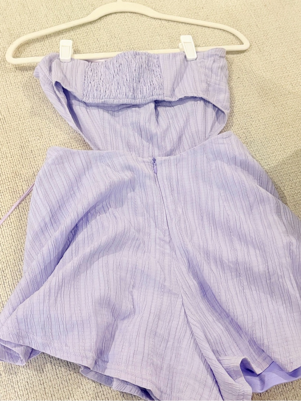Lavender Dressy Romper - Picture 2 of 2
